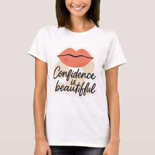 T-shirt Gras Lip Art avec vibrations positives - Transpare