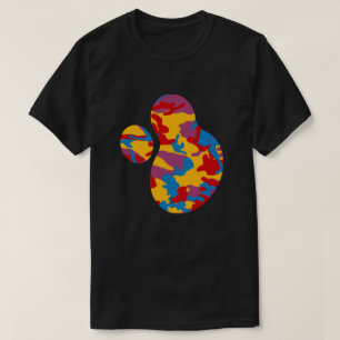 T-shirt Gras Motif de peinture Camo Splat v2
