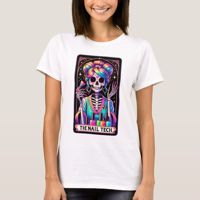 T-shirt Gras Nail Tech Tarot promotionnel (Devant)