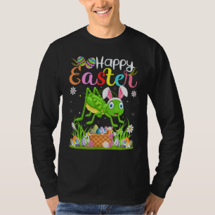 T-shirt Grasshopper Bunny Egg Chasse Grasshopper Happy E