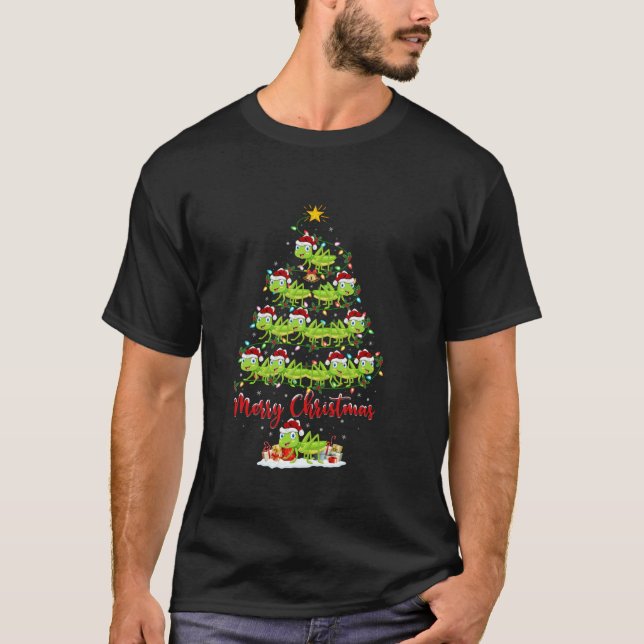 T-shirt Grasshopper Xmas Lighting Père Noël Grasshopper Ch (Devant)