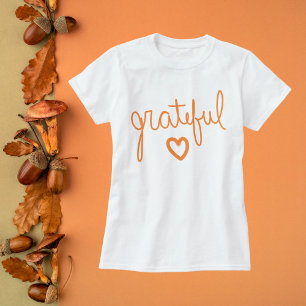 T-shirt Grateful Script Letting