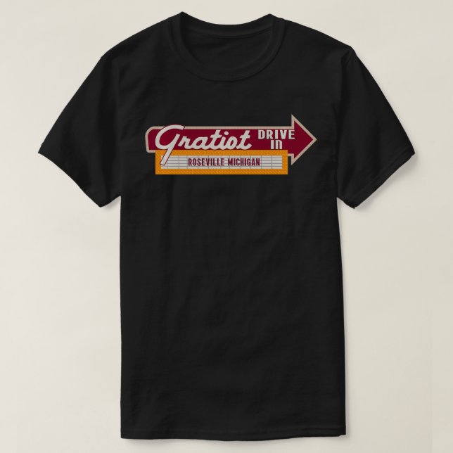 T-shirt Gratiot Drive In  (Design devant)