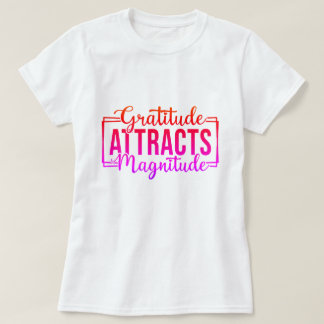 T-shirt Gratitude Attire Ampleur Motivation Personnalisati