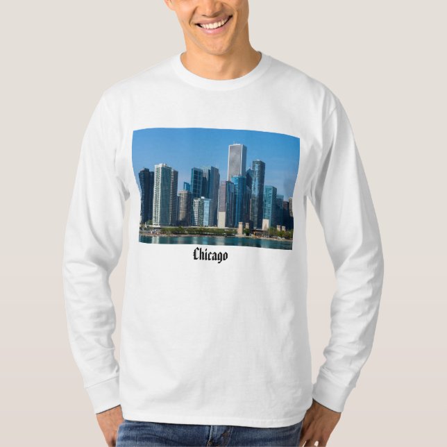 T-shirt Gratte-ciel de Chicago (Devant)