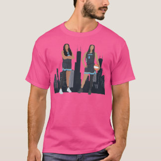 T-shirt Gratte-Ciel De Chicago Kamilla Cardoso Et Angel