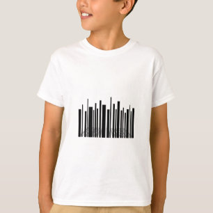 T-shirt Gratte-ciel de code barres