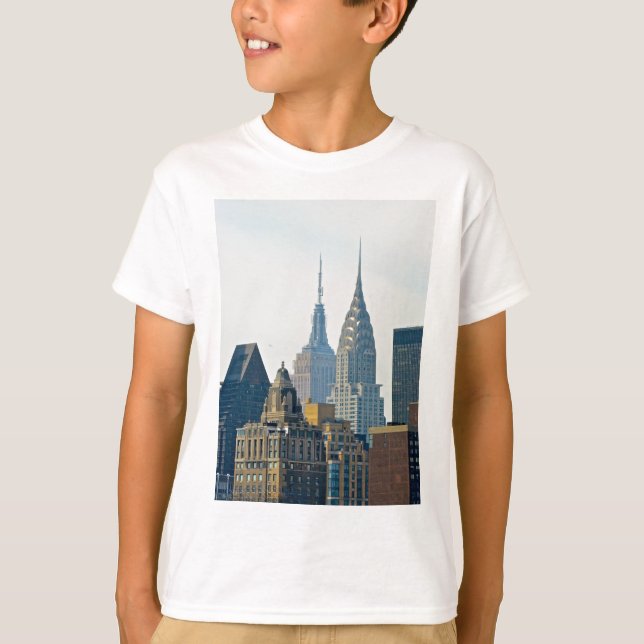 T-shirt Gratte-ciel de New York (Devant)