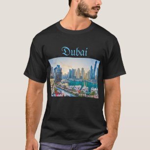 T-shirt gratte-ciel moderne de Dubaï Corniche