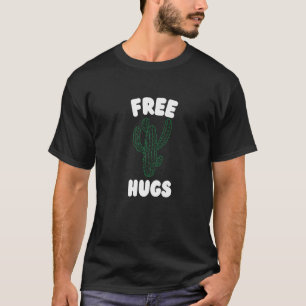 T-shirt Gratuit Hugs Cactus Succulent Plante Sayings