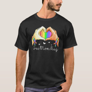 T-shirt Gratuit Maman Hug Pride Lgbt Month Parade Rainbow