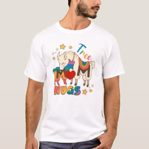 T-shirt Gratuit Maman Hugs - Rainbow Sheep LGBTQ Pride Hug