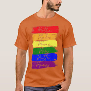 T-shirt Gratuit Rainbow Hugs Gay Lesbian Pride cadeau2