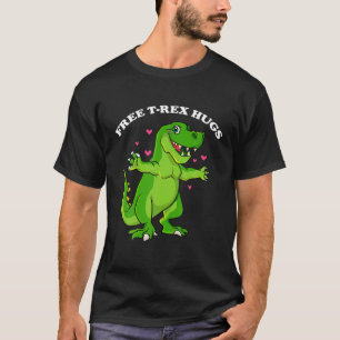 T-shirt Gratuit T Rex Hugs Funny Valentines Day Dinosaur C