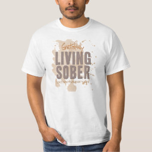 T-shirt Gratuit Vivre Sober Personnalisable