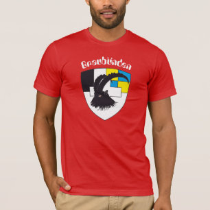 T-shirt Graubünden Grigioni Grischun Schweiz Suisse Svizra