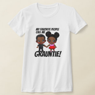 T-shirt Grauntie Cute Boy & Girl