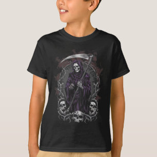 T-shirt Grave Faucheuse oeuvre Horreur Halloween