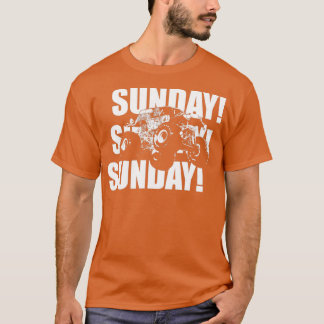 T-shirt Grave Monster Truck Digger dimanche dimanche diman