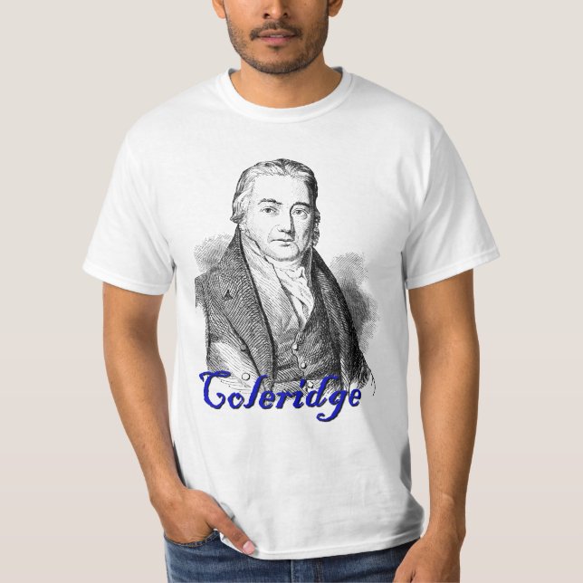T-shirt Graver à l'eau-forte de Samuel Taylor Coleridge (Devant)