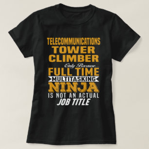 T-shirt Graveur de tour de télécommunications