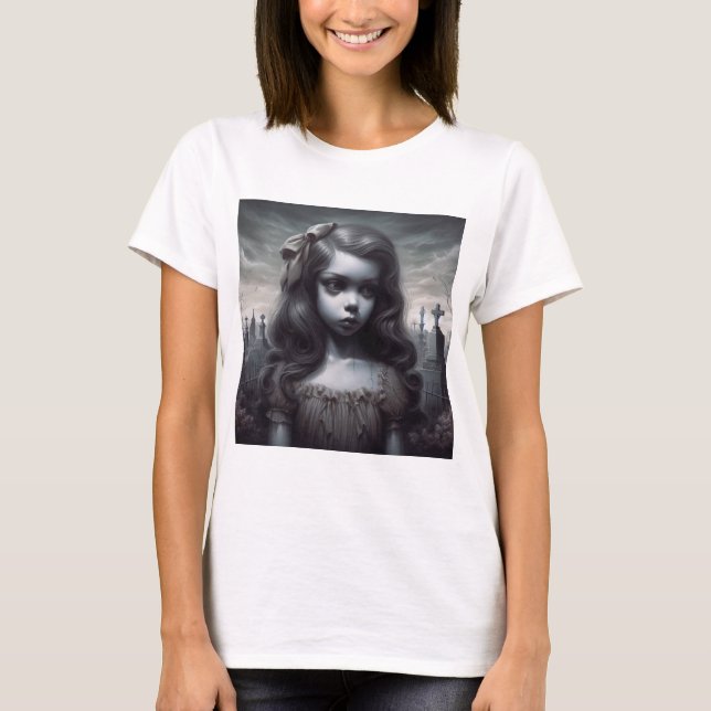 T-shirt Graveyard Girl (Devant)