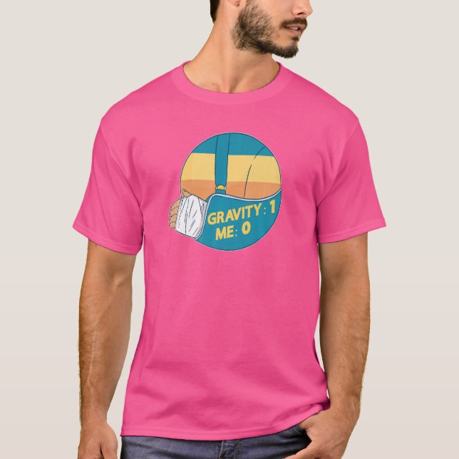T-shirt Gravité 1 Me 0 Bras Fracture 6 (Devant)