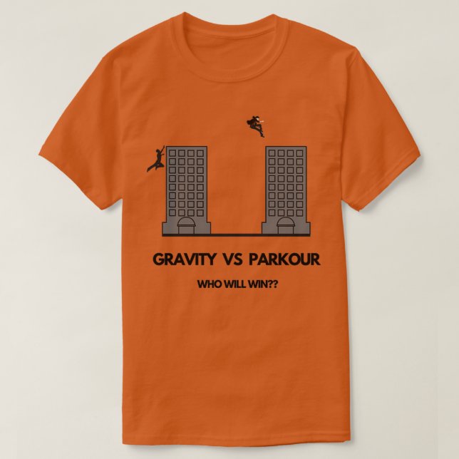 T-shirt Gravité Vs Parkour (Design devant)