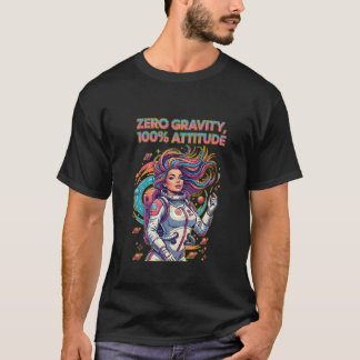 T-shirt Gravité Zéro, 100% Attitude
