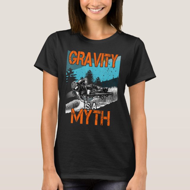 T-shirt Gravity est un mythe Downhill tenue VTT M (Devant)