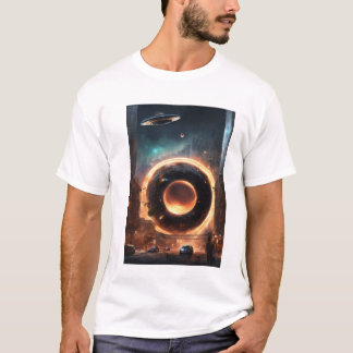 T-Shirt Gravity Pull : Embrassez le trou noir