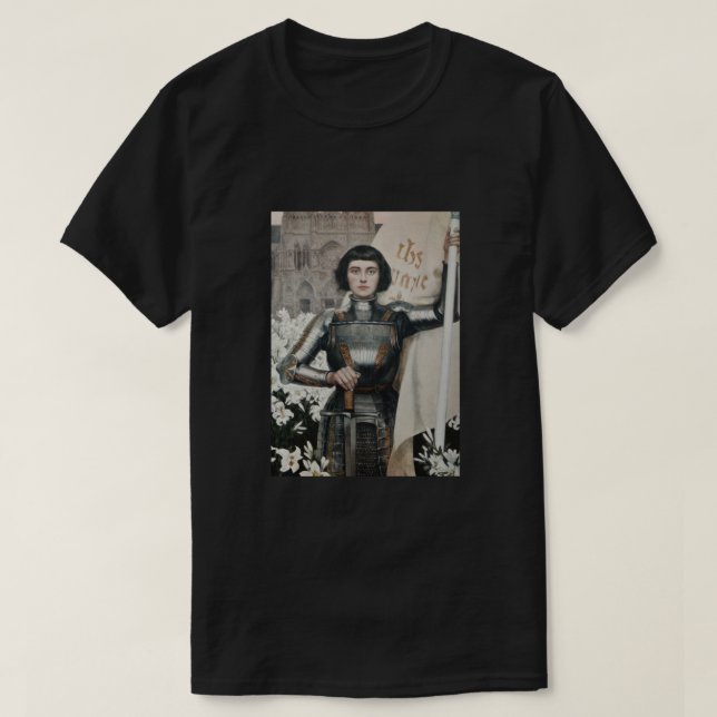 T-shirt Gravure de 1903 de Joan of Arc. (Design devant)