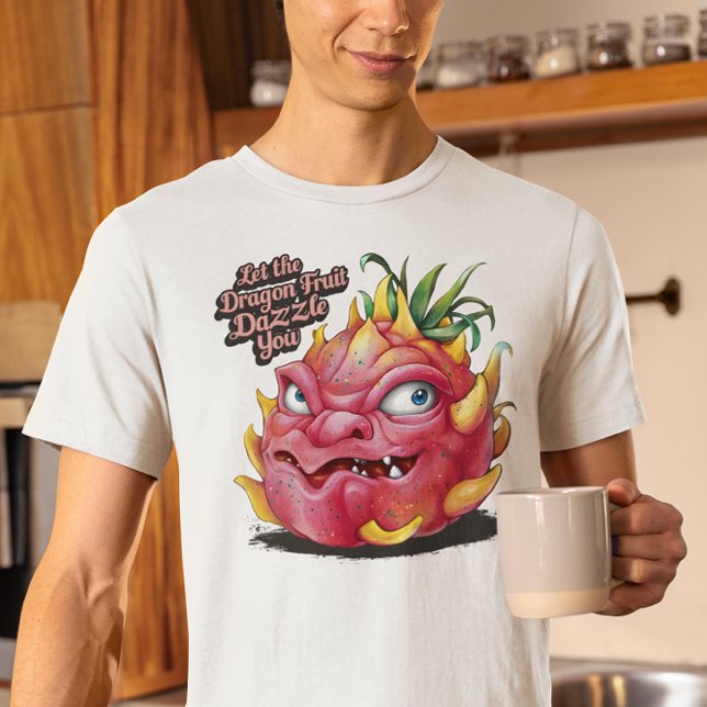 T-shirt Gravure de fruits de dragon vibrants (Créateur téléchargé)