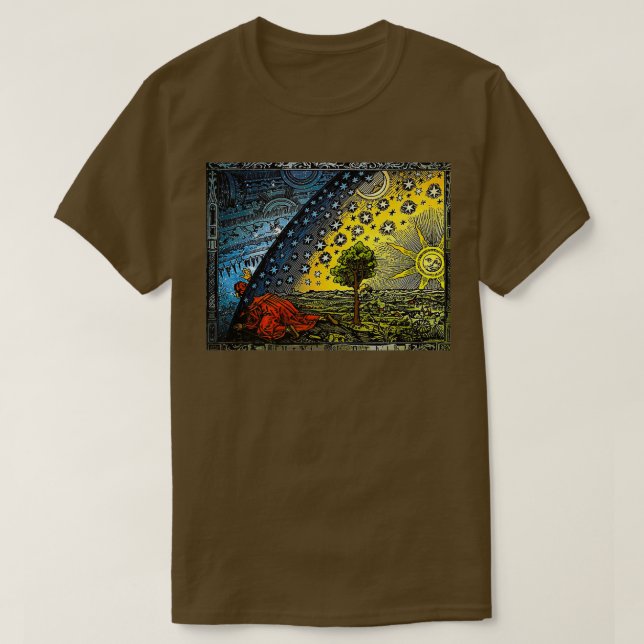 T-shirt Gravure flammarion 1 (Design devant)