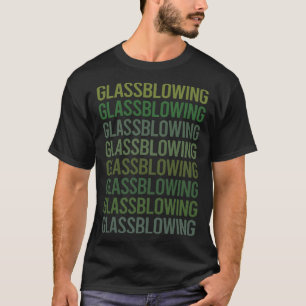 T-shirt Gravure Verte Glassblower Glassmith Gaffer