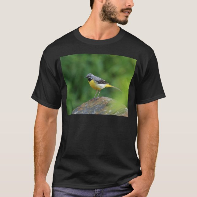 T-shirt Gray Wagtail - oiseau (Devant)