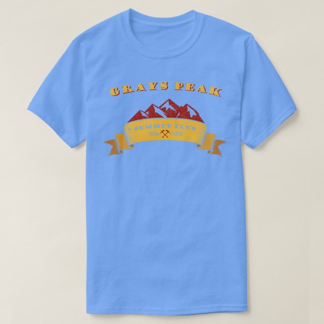 T-shirt Grays Peak Summit Club Alpiniste Cadeau (Design devant)
