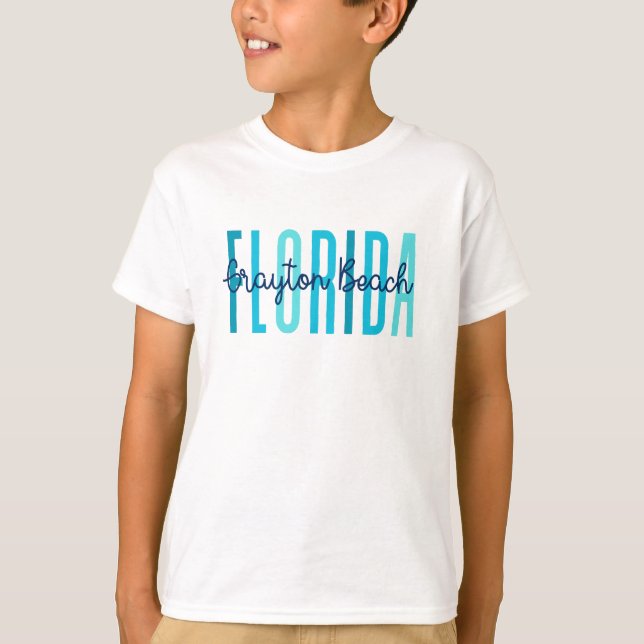 T-shirt Grayton Beach Florida (Océan) (Devant)