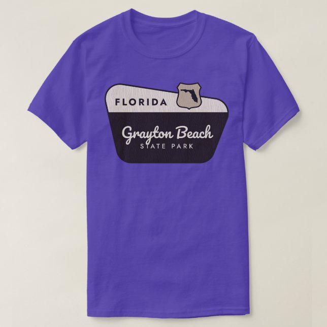T-shirt Grayton Beach State Park Floride Affiche de bienve (Design devant)