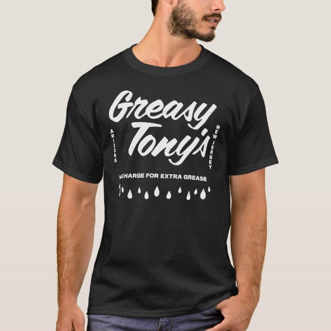 T-shirt Greasy Tony S Don Pour Les Ventilateurs, Pour Les  (Devant)