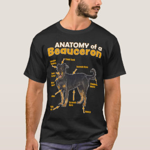 T-shirt Great anatomy of a Beauceron for man and woman