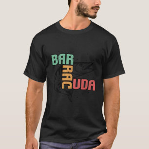 T-shirt Great Barracuda Cuda Pêche Faune Salle Wi-Fi