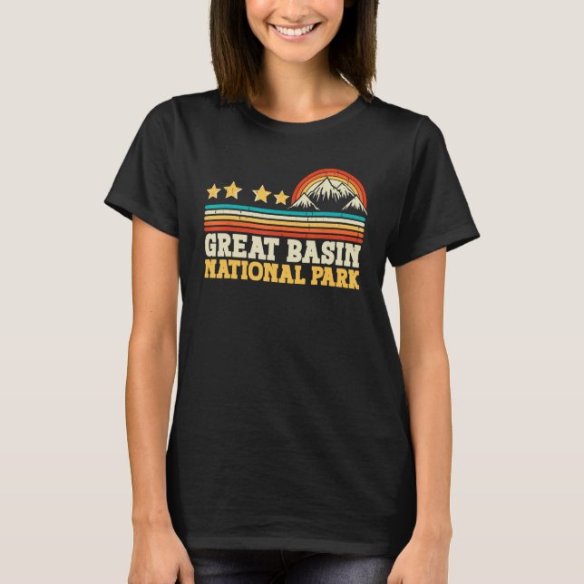 T-shirt Great Basin National Park Mountain Trees Camping H (Devant)