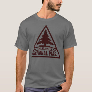 T-shirt Great Basin National Park Tree Triangle Brown