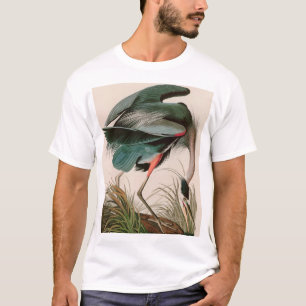T-shirt Great Blue Heron Birds of America Audubon Imprimer