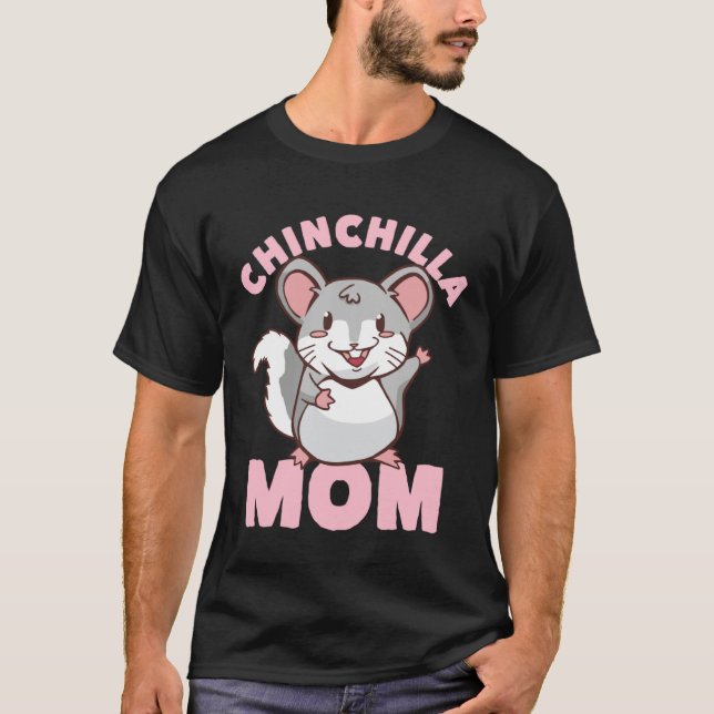 T-shirt Great chinchilla mum for women (Devant)