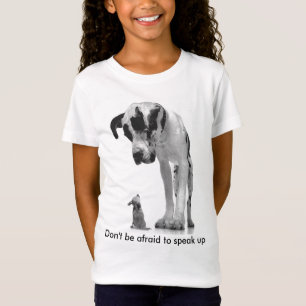 T-Shirt great-dane-and-chihuahua1, n'ont pas peur à s…