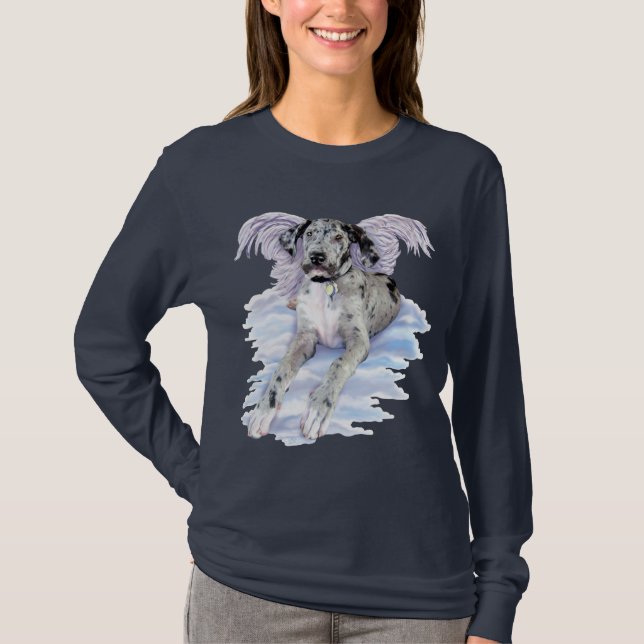 T-shirt Great Dane Angel Merle UC (Devant)