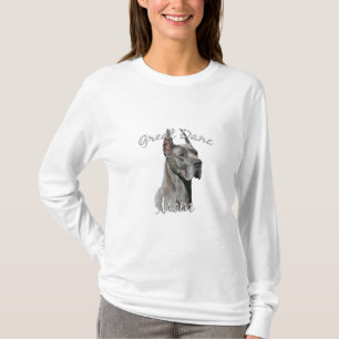 T-shirt Great Dane (bleu) Maman 2