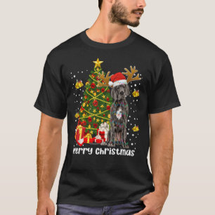 T-shirt Great Dane Christmas Lights Tree Santa Xmas Pajama